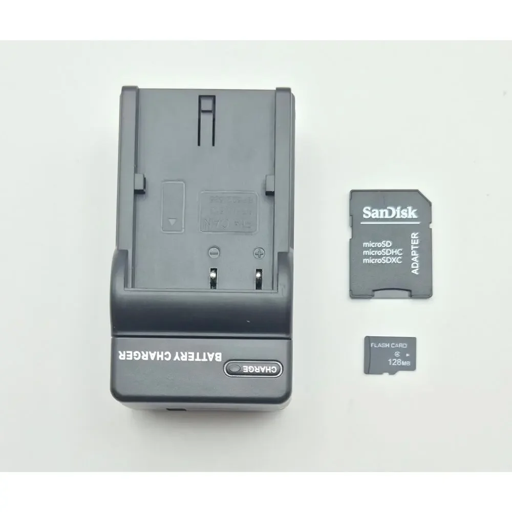 Canon ZR85 MiniDV Digital Camcorder Tested Powers On W/ Charger Memory Card